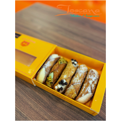 Luxe verpakking cannoli 5 stuks