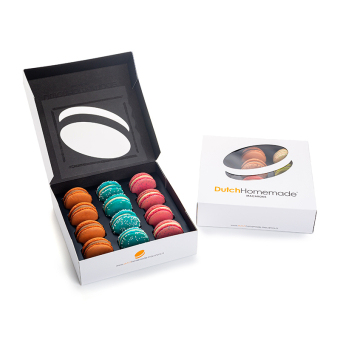 Luxe box macarons 12 stuks